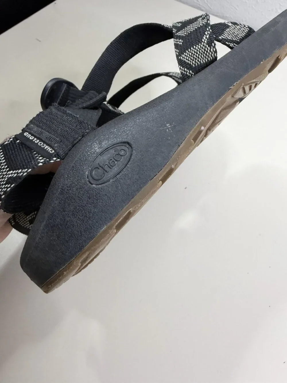 Chaco Z1 Classic Men's Sz 9 Sport Sandals Hiking Adjustable Black EUC